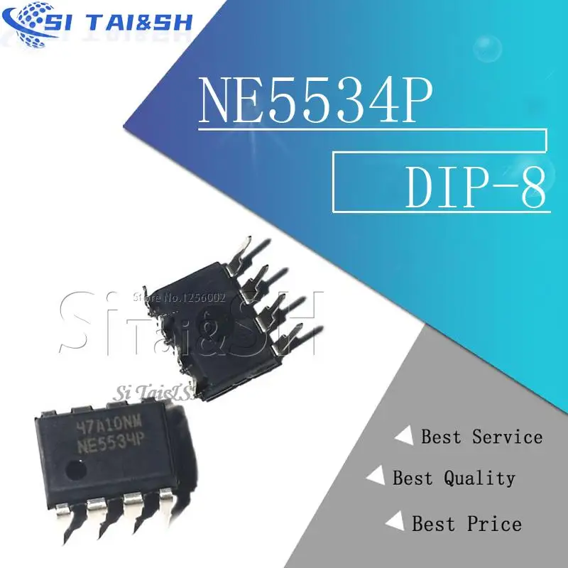 10PCS NE5534P Schwarz kunststoff schutzhülle Für DIP-8 NE5534 DIP 5534P neue und original