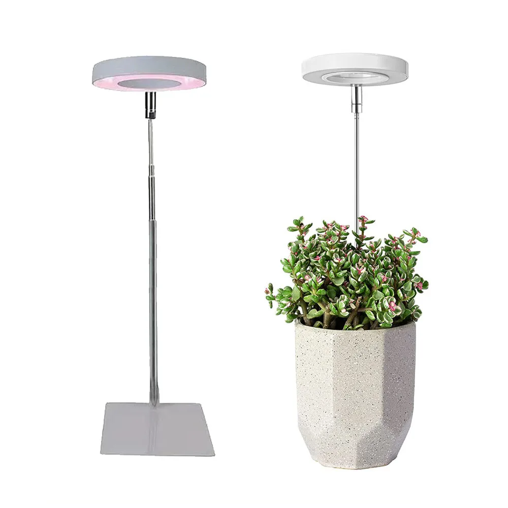 Pełnospektralna wewnętrzna solarna lampa LED do uprawy, ściemnianie, timer, USB, sukulenty, łóżko kwiatowe, teleskopowa lampa wypełniająca światłem.