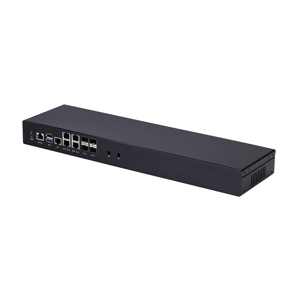 Qotom Mini PC Q20300G9-1U Atom C3558 C3758R C3758 C3808 C3908 with AES-NI NIC SFP+ Computer Support 5G