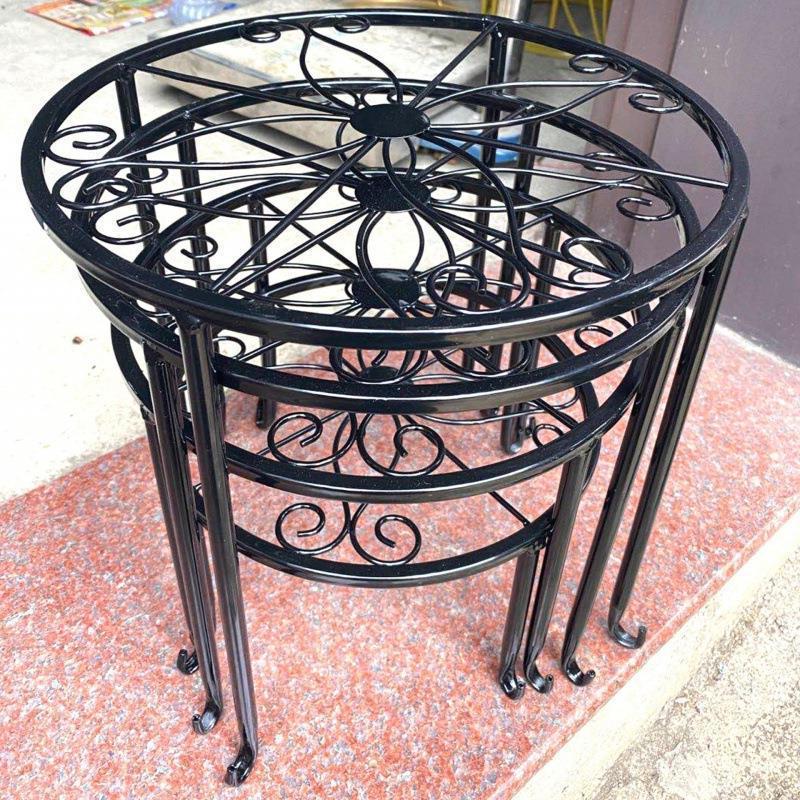 Suporte alto para plantas, suporte para vaso de flores de metal, ferro fundido resistente, suporte alto para vaso de flores vintage, planta interna e externa