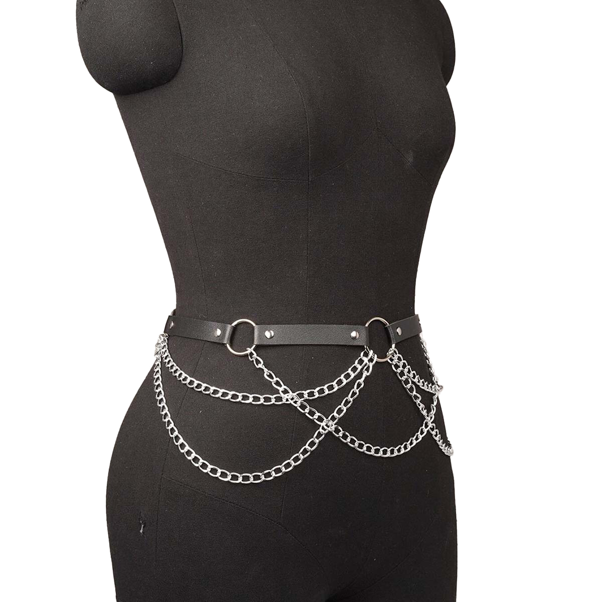Mode Gürtel Weibliche Street Style Taille Kette Quasten Gürtel Einstellbar lässig Dekorative Bauch Kette Gothic Kleidung Zubehör
