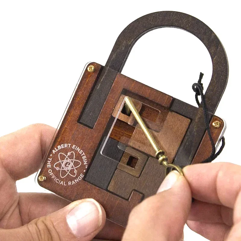 Clássico de madeira brainteaser puzzle jogo alta dificuldade iq bloqueio desafio crianças adultos brinquedos presentes desenvolvimento cognitivo das crianças