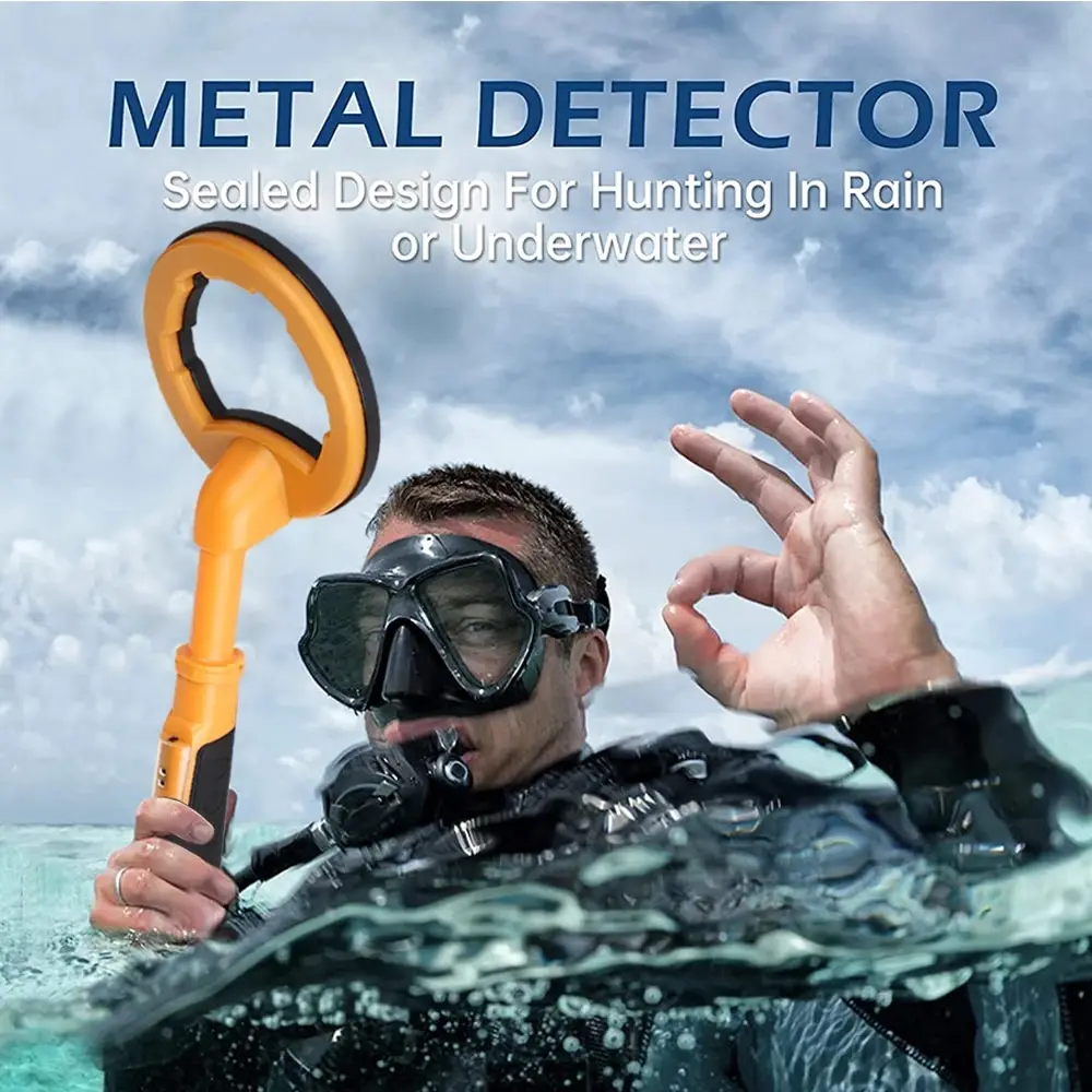 NEU Pulse Dive Unterwasserdetektor Metallsuchdetektor 2 in 1 Schatzsuchmaschine 30 m runde Sonde Pinpointer