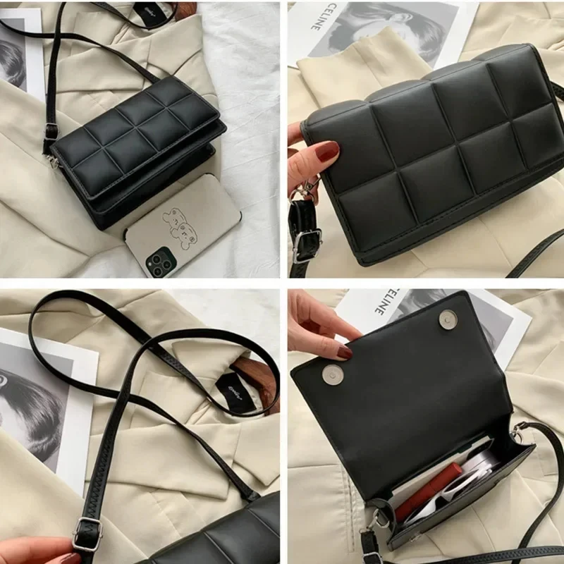 ファッションブランドデザイナーの女性のショルダーバッグ小さな Pu レザー女性のクロスボディバッグトレンドクラシックハンドルハンドバッグ女性