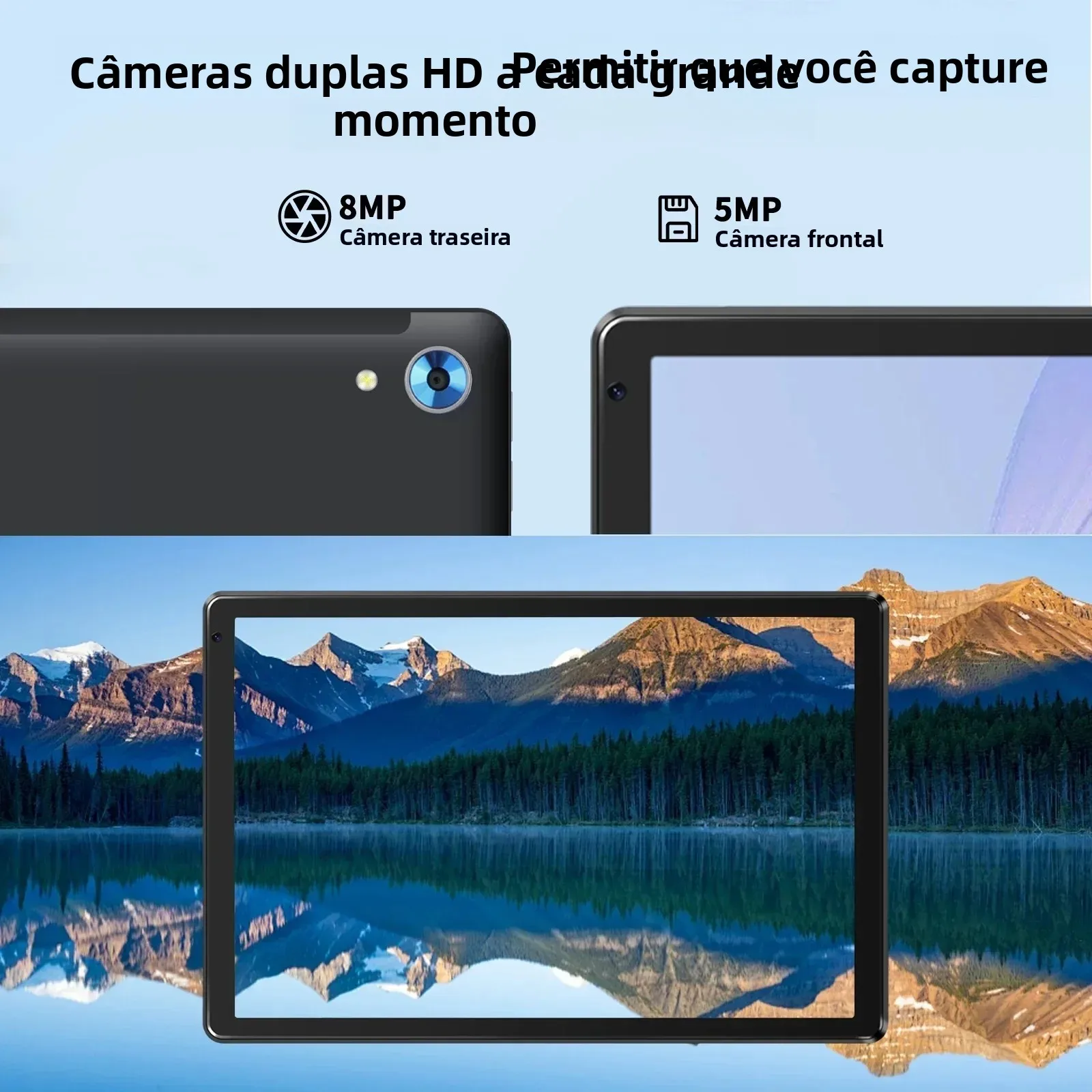 Uero c101l 10 Polegada android 15 tablet a523 octa núcleo comprimidos 24gb + 128gb 1 tb expansão wifi 6 5mp + 8mp câmera teclado mouse conjunto