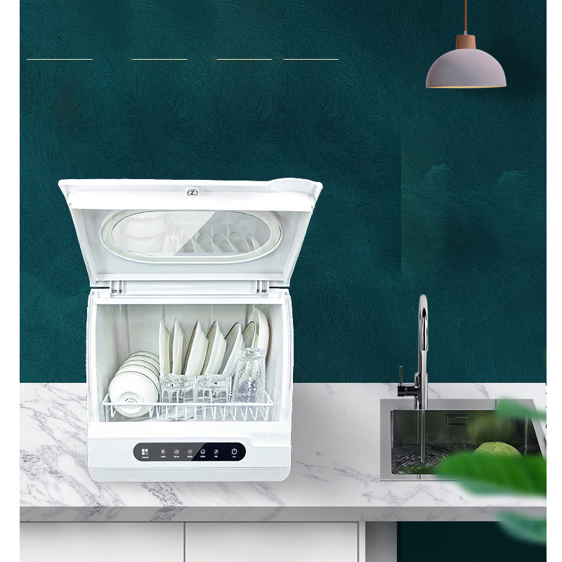 Automatic Household Dishwasher Installation Free Small Desktop Drying Integrated Anti-virus Sterilizing Intelligent Dish Washer