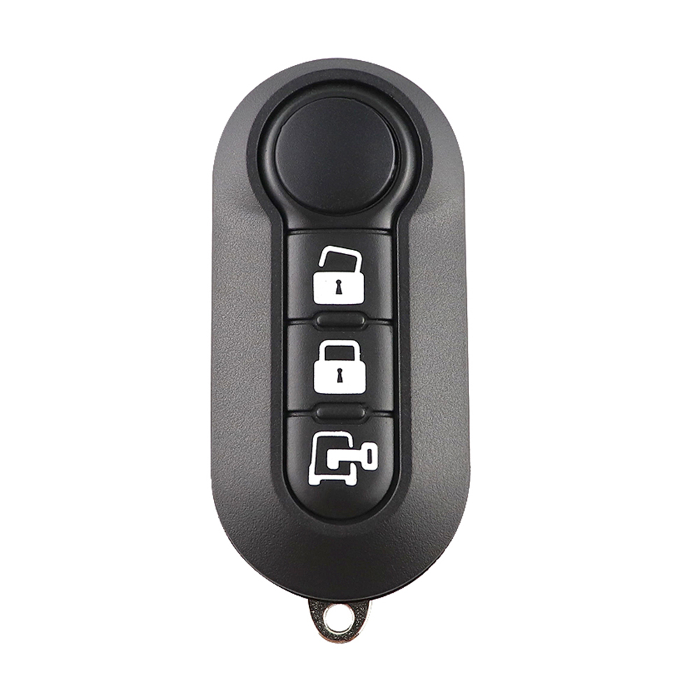 3 ボタンフリップリモート車のキーフィアット 500 パンダプントブラボ Ducato プジョーボクサーシトロエンジャンパー自動 SIP22 ブレード Fob カバーケース