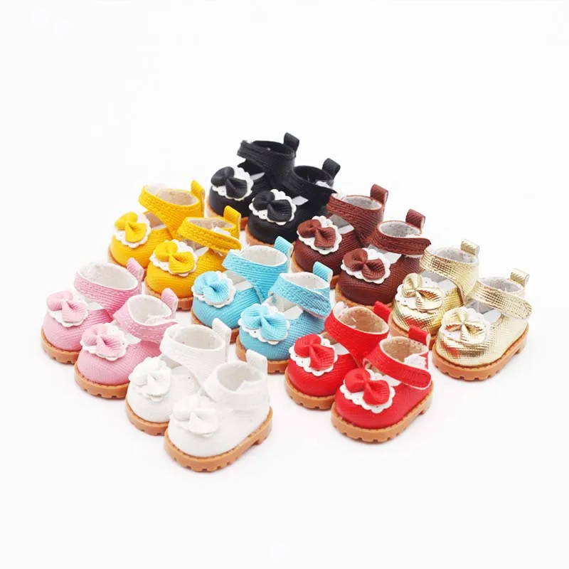 3,8 cm PU-Lederschuhe für 17 cm Baumwollpuppen Labubu Schuhe Stiefel Spielzeug Segeltuchschuhe DIY Puppenzubehör Spielzeug für LABUBU