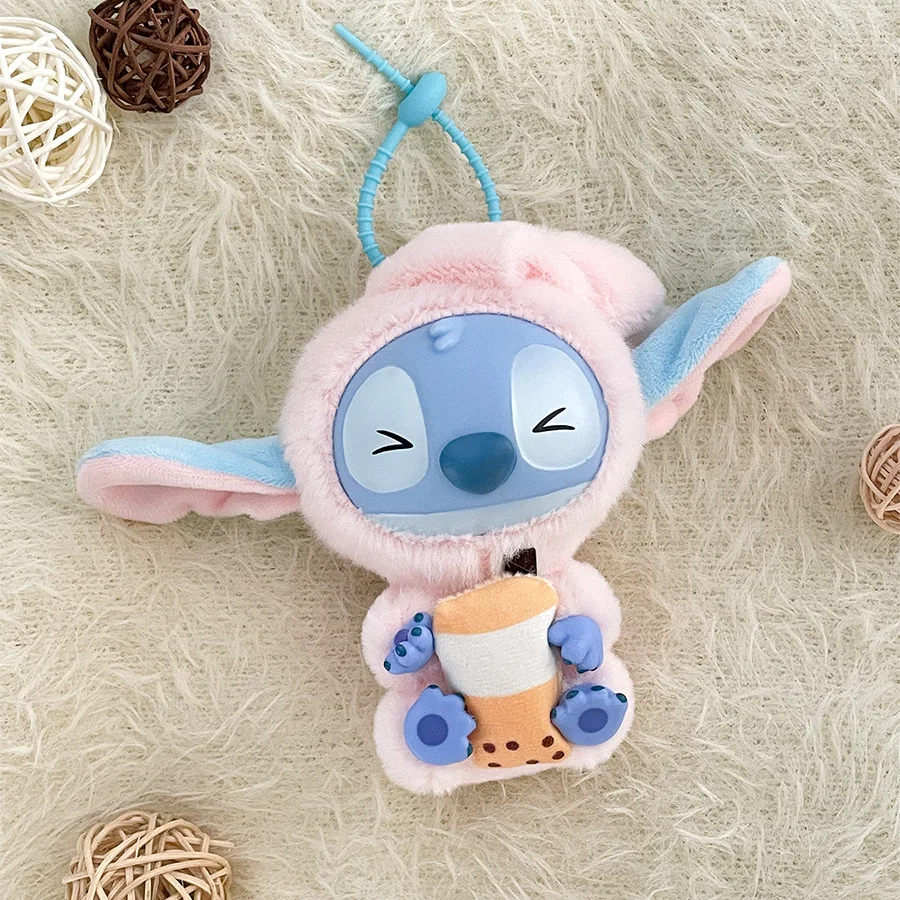 Kawaii аксессуары Stitch плюшевая игрушка Lilo & Stitch брелок для ключей кукла ешь сом перед сном серия рюкзак кулон девушка