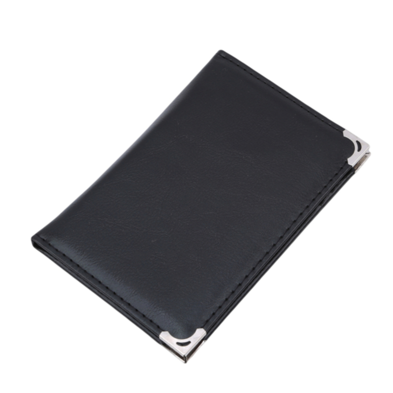Custodia in pelle PU retrò per documenti di guida automobilistica per auto Porta carte di credito Custodia a portafoglio per patente di guida automobilistica russa