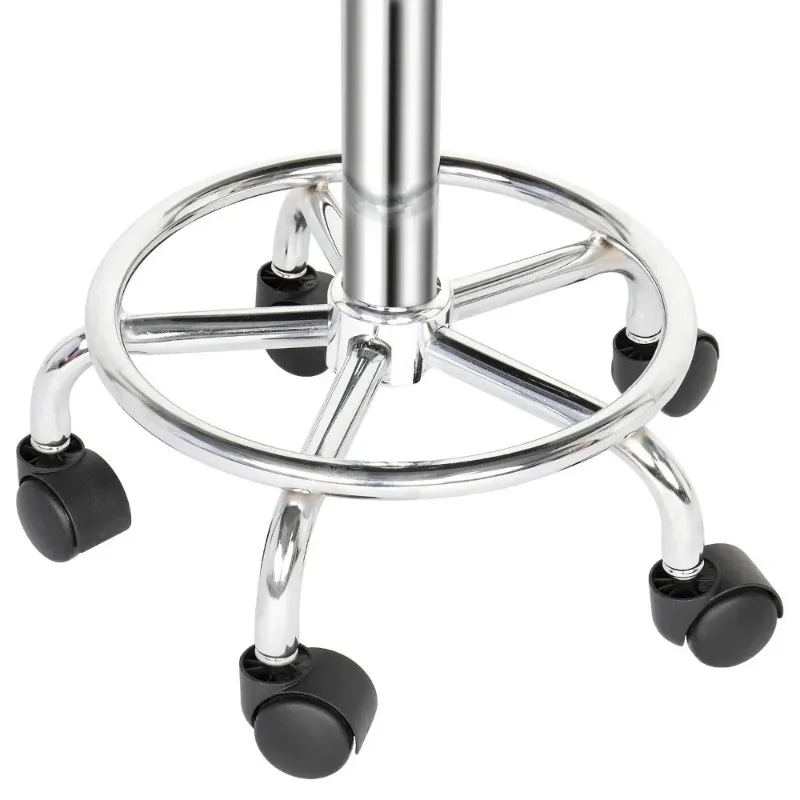 Rotating Saddle Stool Black Bar Stool for Pet Grooming Table Adjustable Height