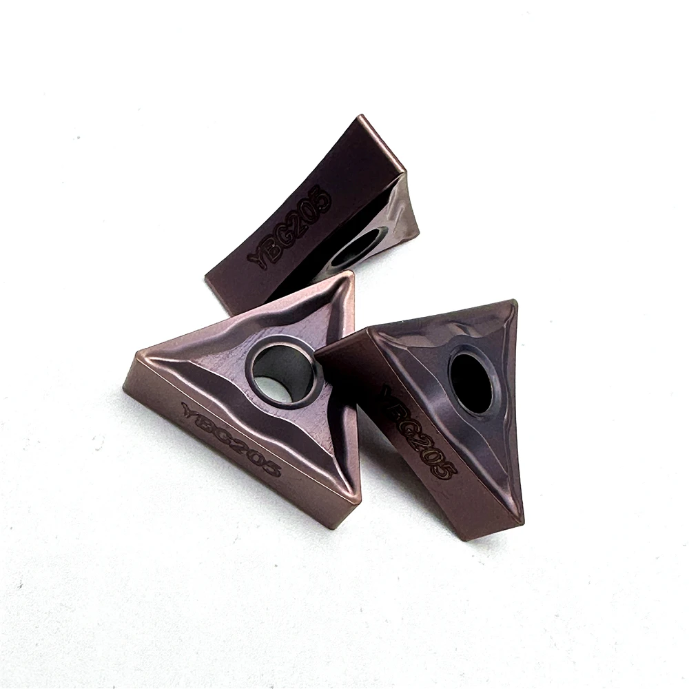 TNMG160404 TNMG160408-EF YBG205 Original Zcc.ct Carbide Insert External Turning Tool CNC Lathe Cutting Tool for Steel Processing