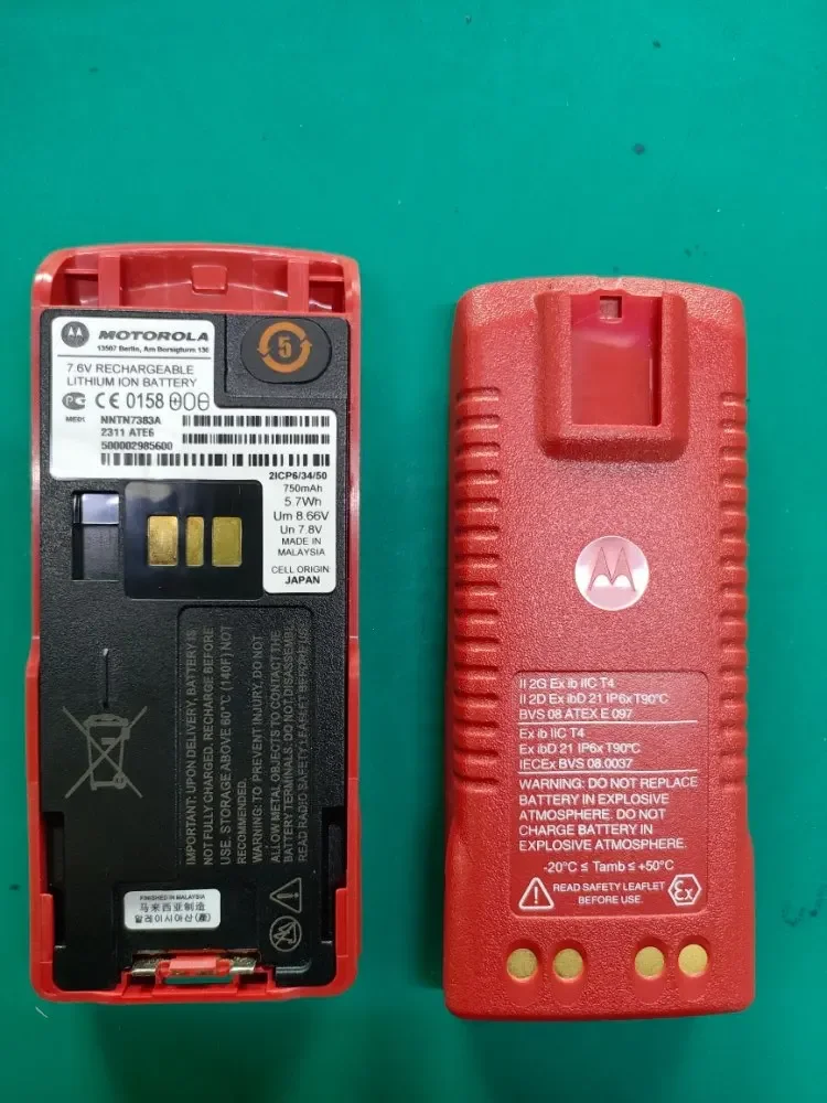 Противовзрывной Аккумулятор для Motorola, NNTN7383, NNTN7383A, MTP850EX, MTP810EX, ATEX TETRA RADIO