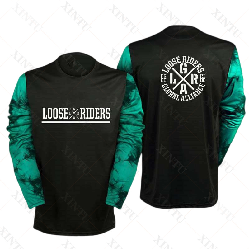 Camiseta holgada de motocross DH para descenso, camiseta cclismo para hombre, camiseta para bicicleta de montaña mtb, ropa deportiva mx bmx enduro