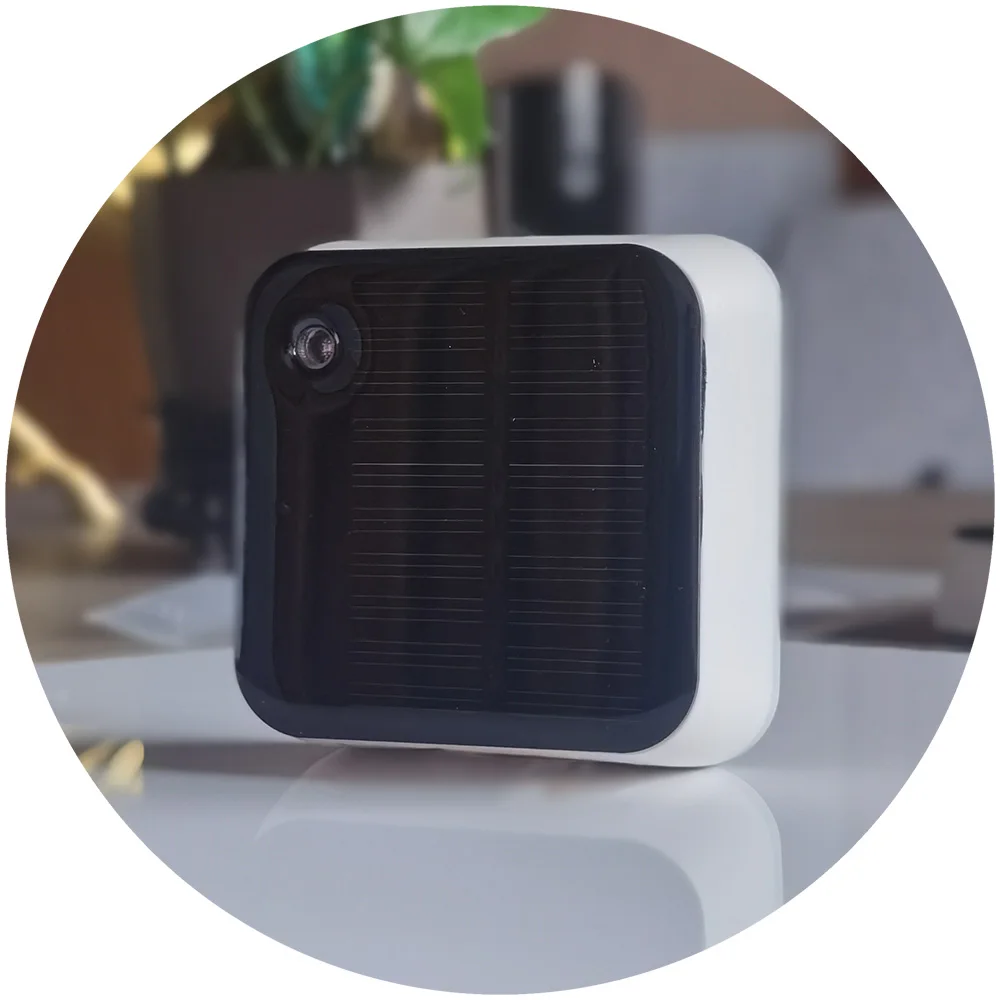 Haozee Tuya Zigbee Sensor de luz solar IP65 à prova d'água sem fio inteligente com suporte de energia solar Assistente doméstico Zigbee2mqtt