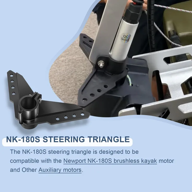 Triangular de dirección NK-180S compatible con motores de kayak sin escobillas Newport, motores de pesca para kayak y otros motores auxiliares