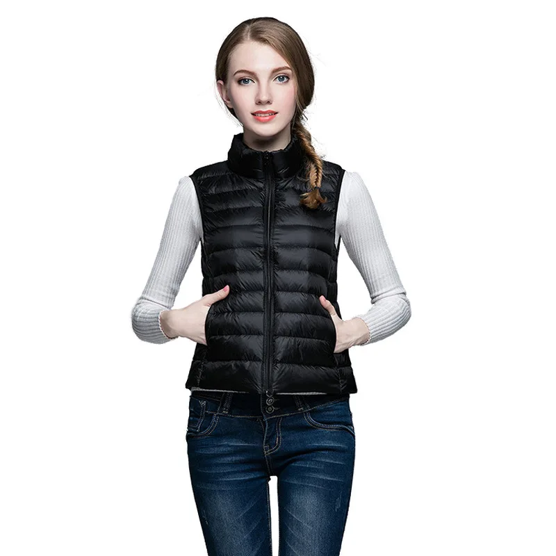 Frauen Ärmellose Weste Jacken Winter Mode Männlichen Baumwolle Gefütterte Weste Mäntel frauen Stehen Kragen Warme Westen Kleidung
