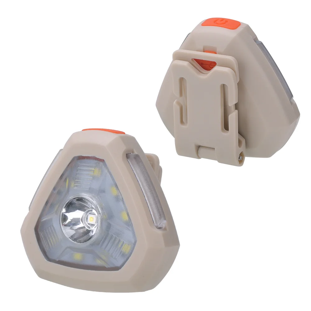 BORUiT Cap Clip Light LED Headlamp Type-C Rechargeable  Portable Work Light Lightweight Head Lamp for Camping Hiking Outdoor