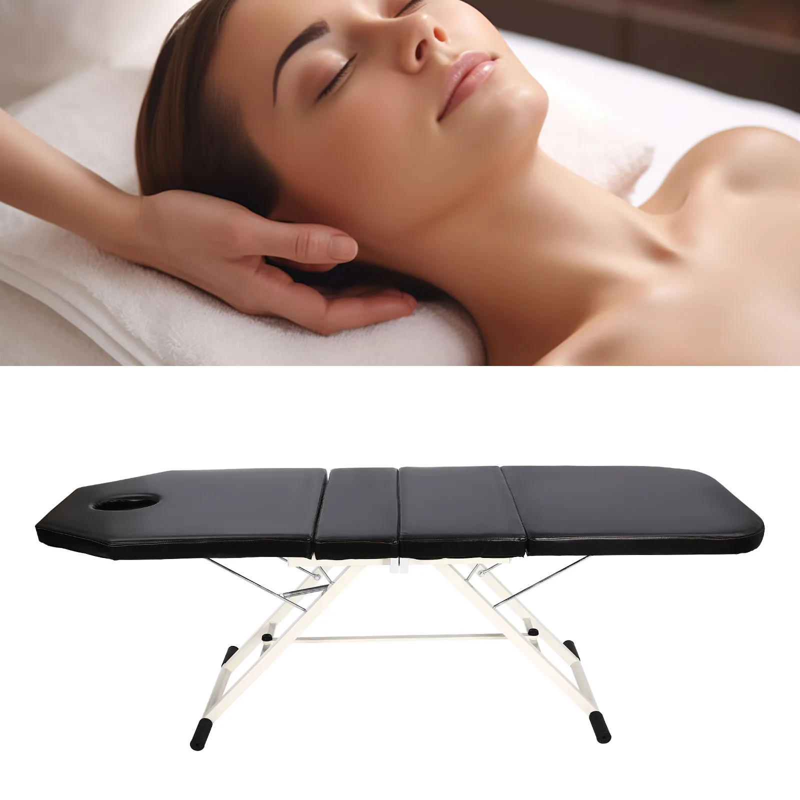 Lettino da massaggio pieghevole - Poltrona reclinabile portatile - Lettino da massaggio - Poltrona da divano letto per tatuaggi - per salone di bellezza SPA
