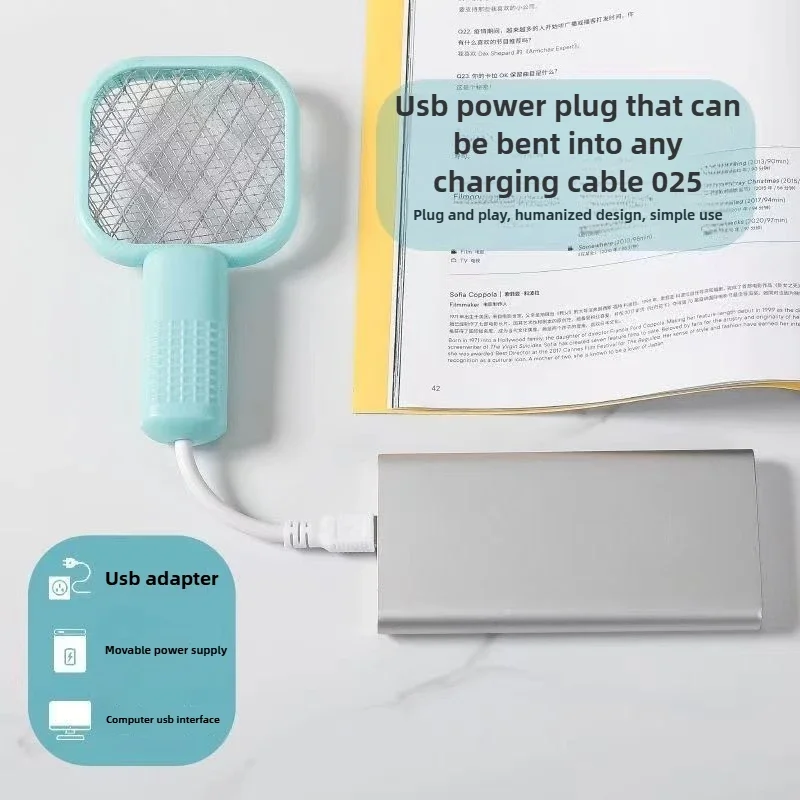 ครัวเรือน usb สีม่วงโคมไฟฆ่ายุงไฟฟ้าเครื่องดักยุงและฆ่ายุงปิกนิกกลางแจ้งแบบพกพารถ