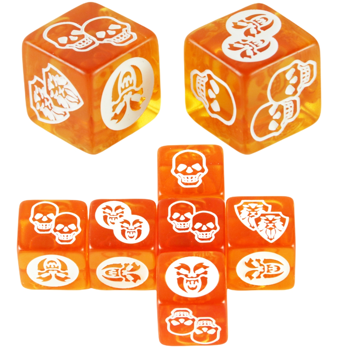 Game Dice 6pcs D6 Dice Opaque Color for Board Game Table Game