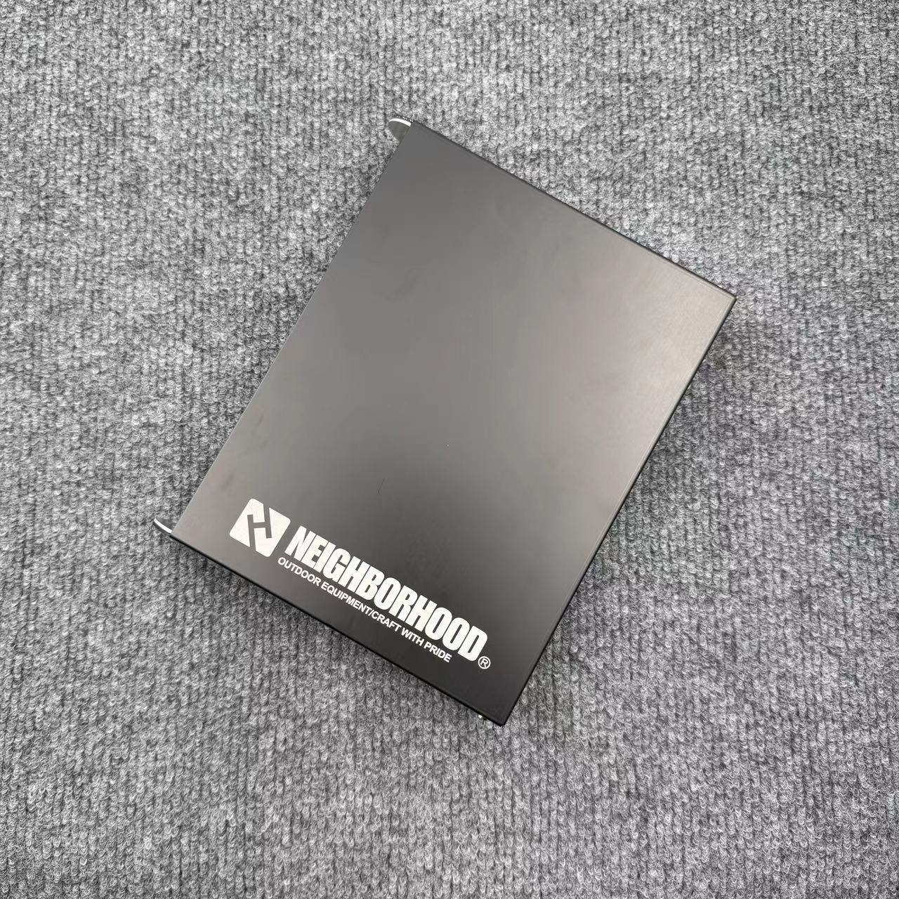 Mesa plegable ligera de aleación de aluminio para exteriores, mesa ultraligera para acampar y senderismo, color negro, NBHD