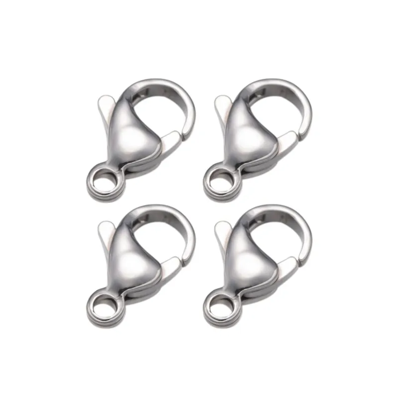 20 Chiếc 9/10/13MM Thép Không Gỉ Tôm Hùm Khóa Dây Cho Dây Làm Vòng Tay Trang Sức Thủ Công Làm Cho nguồn Cung Cấp Phụ Kiện Số Lượng Lớn