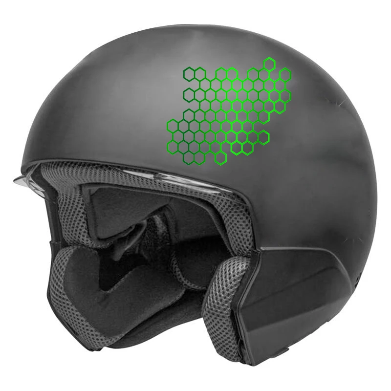 Honeycomb Open Style Car Stickers for Auto Window Body Motorcycle Cool Modified Tail Lights Stickers Racing Helmet Vinyl Decals