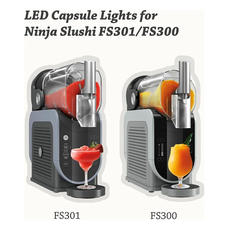 Module d'éclairage en forme de Capsule B84B pour accessoire de Machine à Slushie Ninja Slushi FS301/FS300