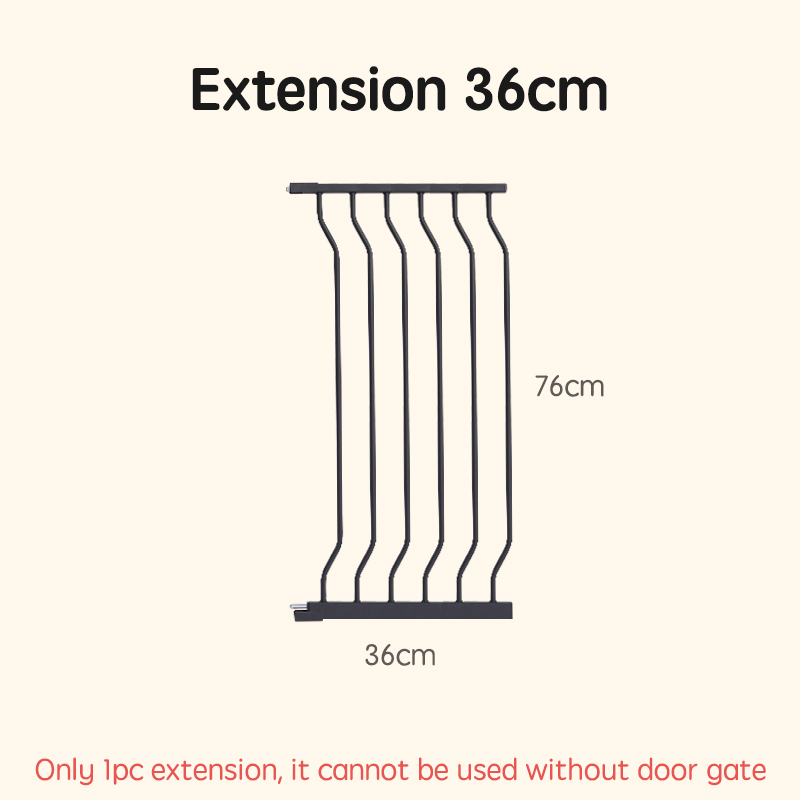 Extension for door gate