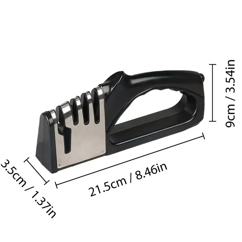 Küche 4-Segment Messerschärfer Multifunktionale Tragbare Nicht-slip Basis Messer Spitzer Haushalt Küche Gadgets Zubehör