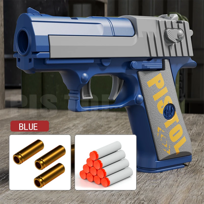 ของเล่นกลางแจ้งปืนพกเชลล์โยน Bullet ปืนกีฬายิงเกม Interactive ของเล่นเด็กผู้ใหญ่ของเล่น