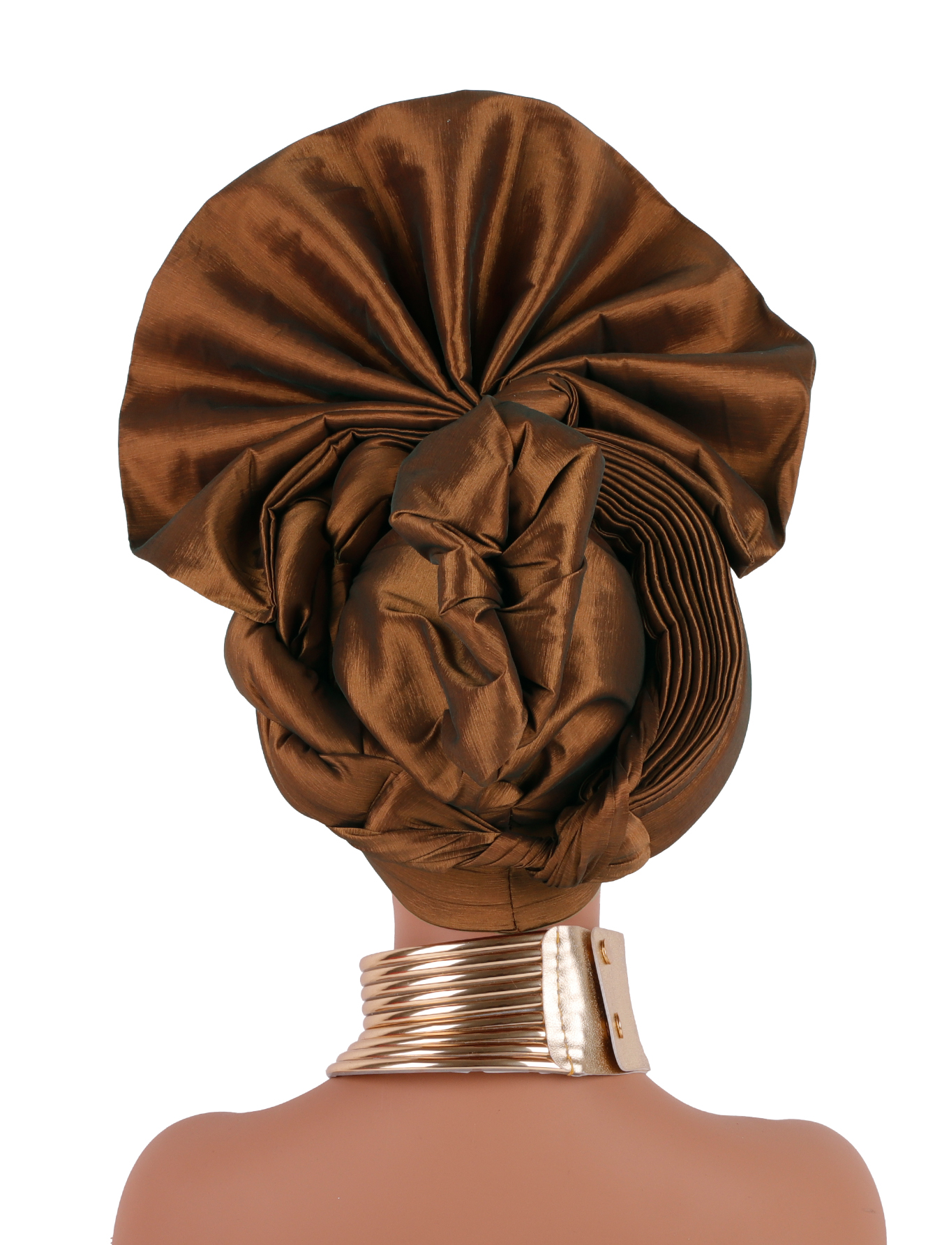 Fashion หมวกผ้าโพกหัวสำหรับผู้หญิง, หมวกผ้าโพกศีรษะสไตล์แอฟริกันออโต้เจลสำหรับงานแต่งงานปาร์ตี้หมวกสำหรับผู้หญิง