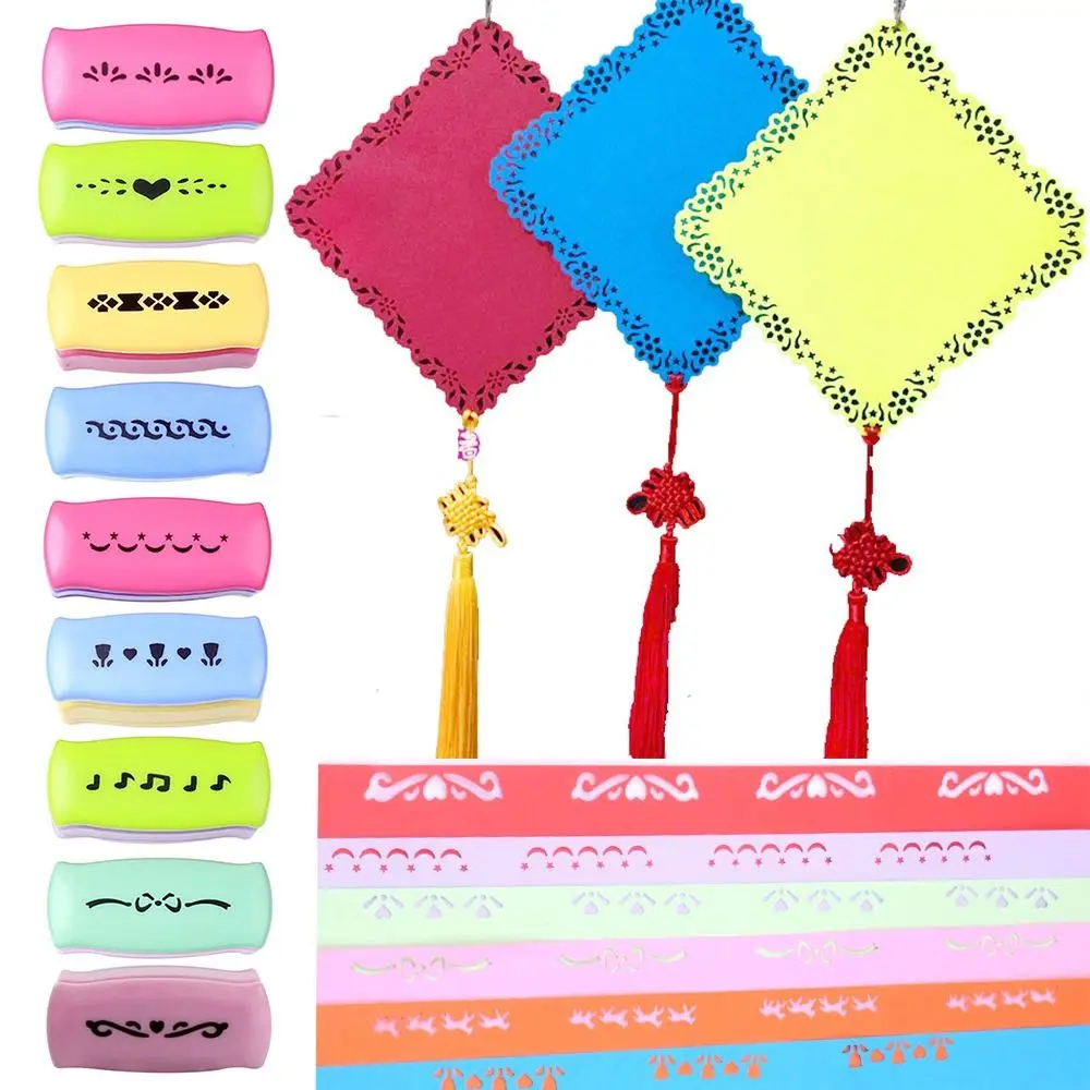 1pcs Fancy Border Punch Flower Design Embossing Punch DIY Scrapbooking Handmade Edge Device Decorative Border Paper Cutter Gift