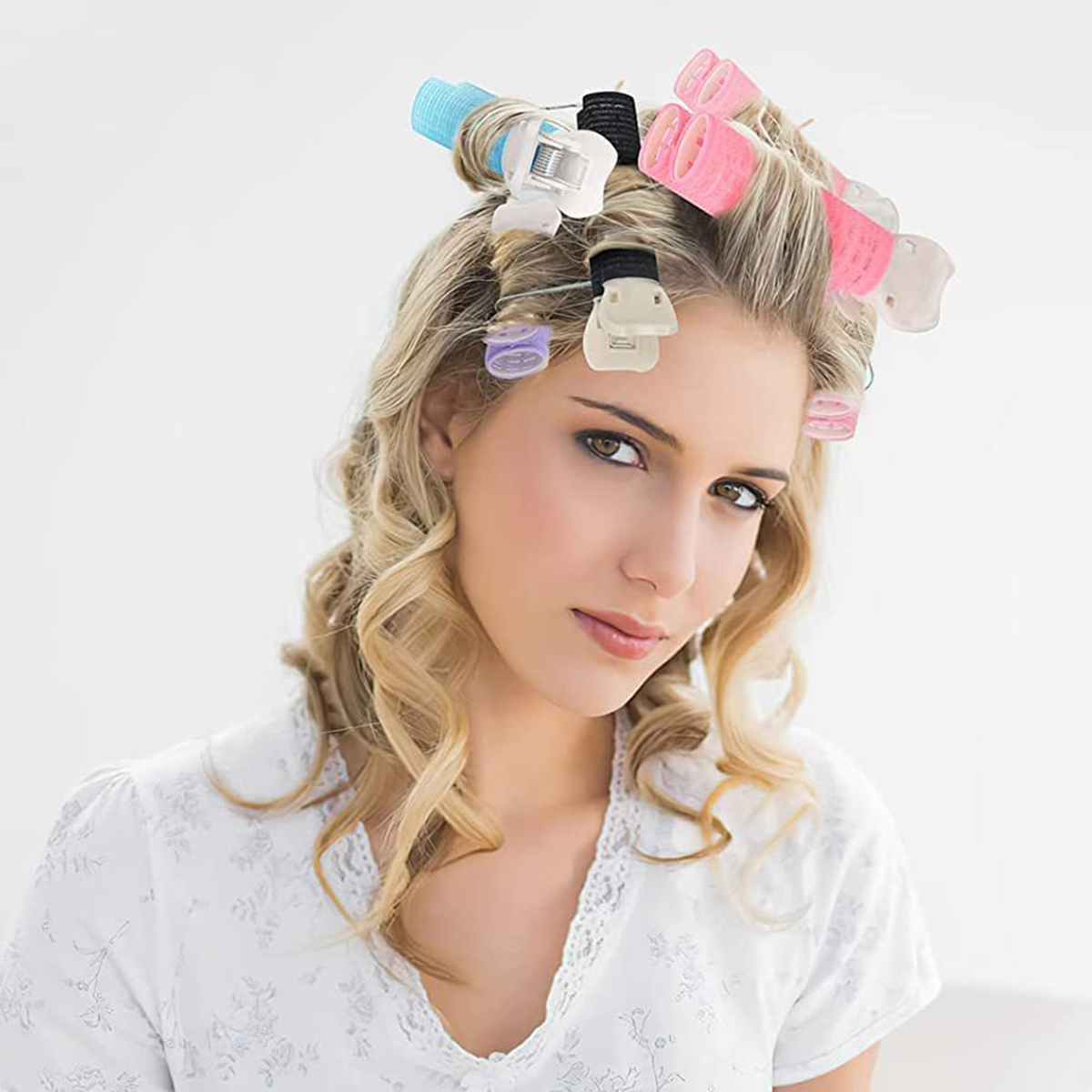 Raiz de cabelo natural clipes macios hairpin rolos de cabelo encaracolado culottes franja estilo de cabelo preguiçoso estilo coreano acessórios de cabelo
