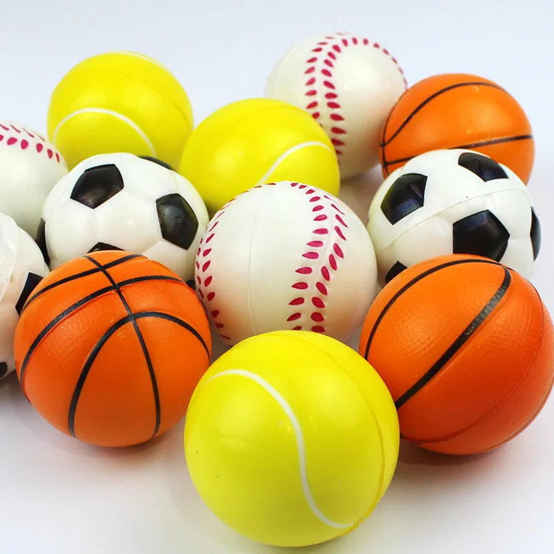 6PCS 6.3 ซม.Facial Expression Foam Ball PU Extrusionความดันกีฬากลางแจ้งDecompressionของเล่นนาฬิกาข้อมือกีฬาของเล่นเด็ก