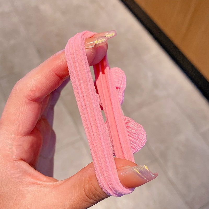 12 STKS Nieuwe Cut Haarbanden Prinses Zoete Bloem Boog Meisjes Vrouwen Elastische Haarbanden Haaraccessoires Hoofddeksels Scrunchies