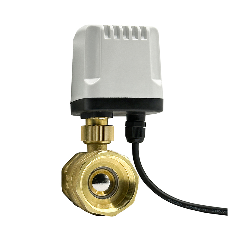 1/2" 3/4" 1" 2" IP65 Waterproof Motorized Ball Valve 3-Wire 2 Control Brass Electric Ball Valve Big Torque Metal Motor
