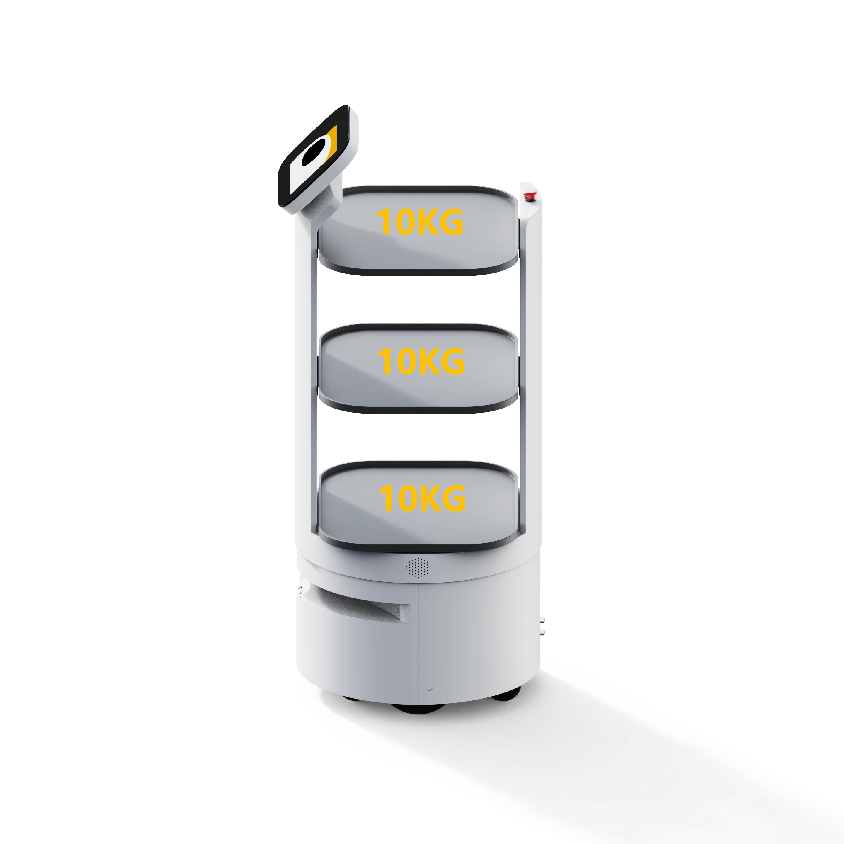 Service Robotic Food Delivery Waiter Meal Street AGV Auto Delivery Robot For Hotel Restaurant Autonomous Delivery Robot