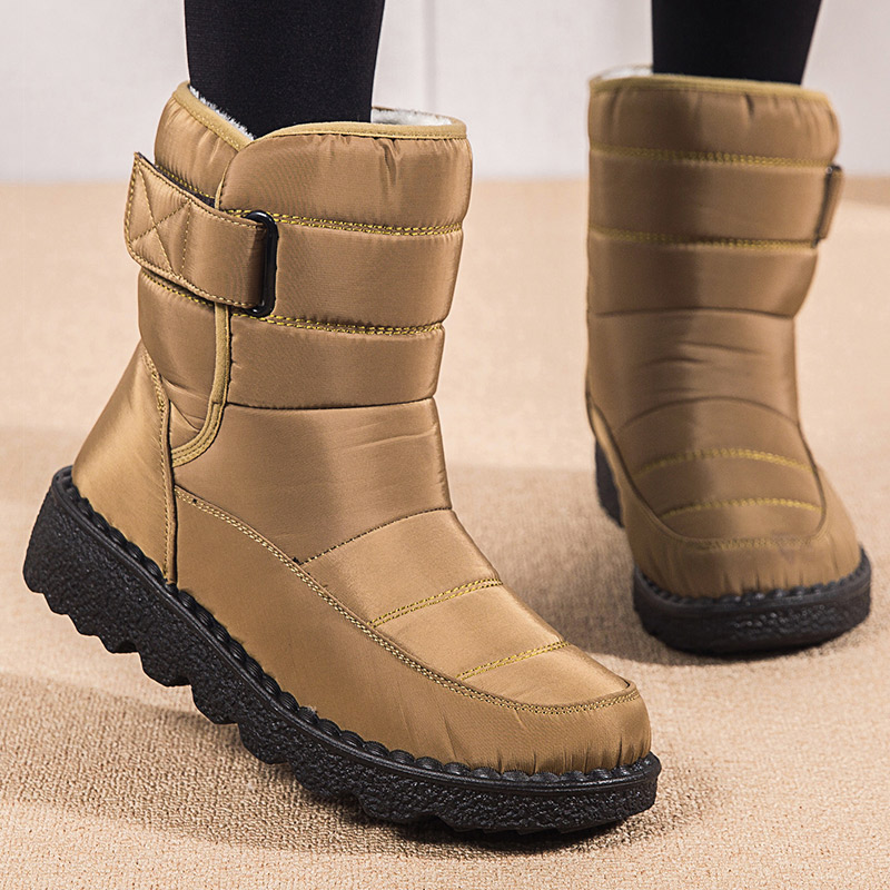 Botas femininas de neve sapatos casuais mulher botas à prova dwaterproof água para mulheres manter quente botas femininas de pelúcia novas botas mujer sapatos de inverno
