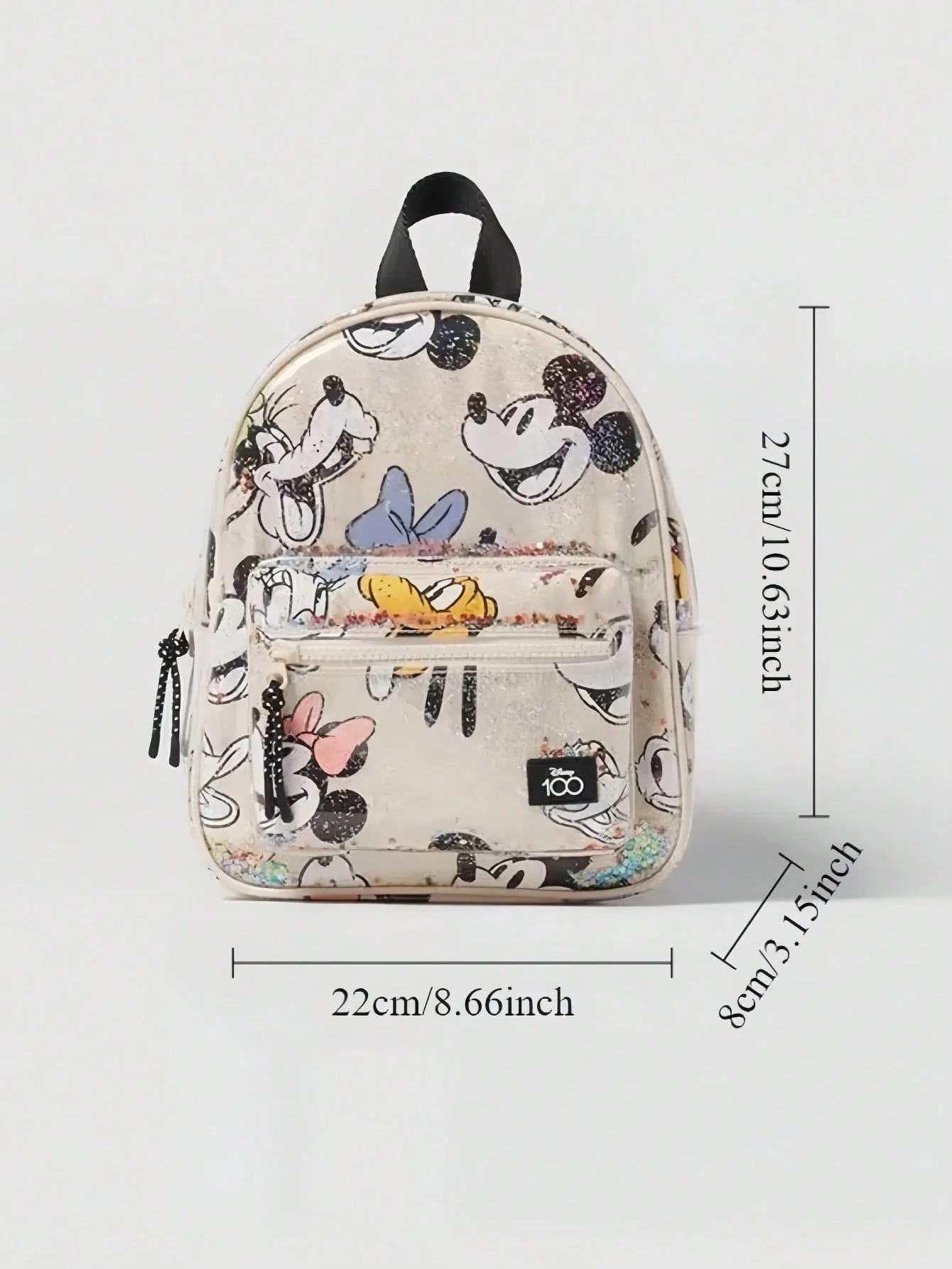Plecak damski Disney Myszka Miki, modny plecak szkolny z płótna Minnie, modny plecak o dużej pojemności