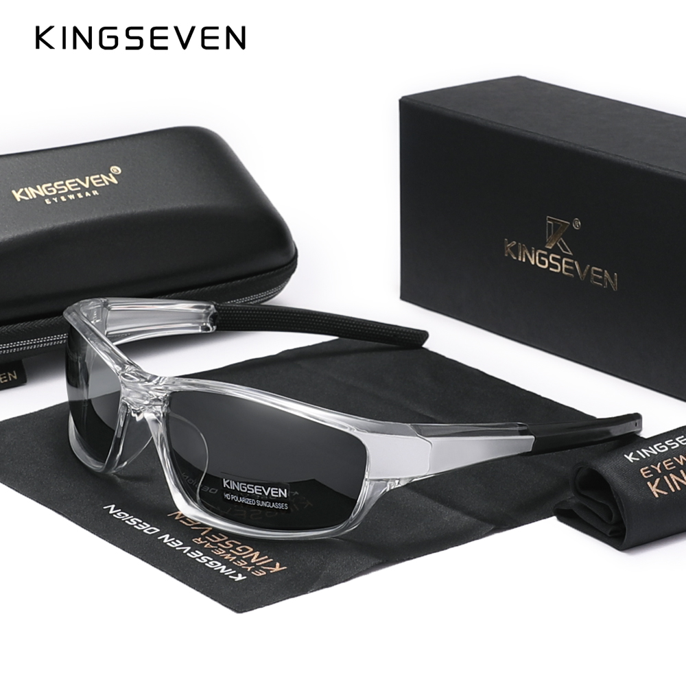 정품 KINGSEVEN 새로운 2024 디자인 남성 스포츠 편광 선글라스 여성 UV 렌즈 패션 안경 Oculos de sol