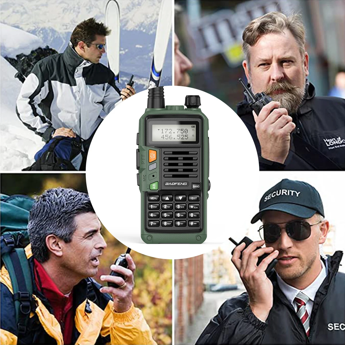 Baofeng UV-S9 PLUS V2 10W High Powerful VHF/UHF Long Range Two Way Radio Walkie Talkie CB Ham Portable Radio UV-5R for Hunting
