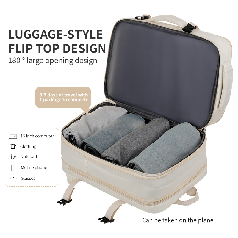 Nuovo zaino specifico per aeroplani, zaino per bagagli a mano da imbarco, zaino per laptop da viaggio in aereo, zaino per studenti, zaino unisex, viaggio d'affari a breve distanza