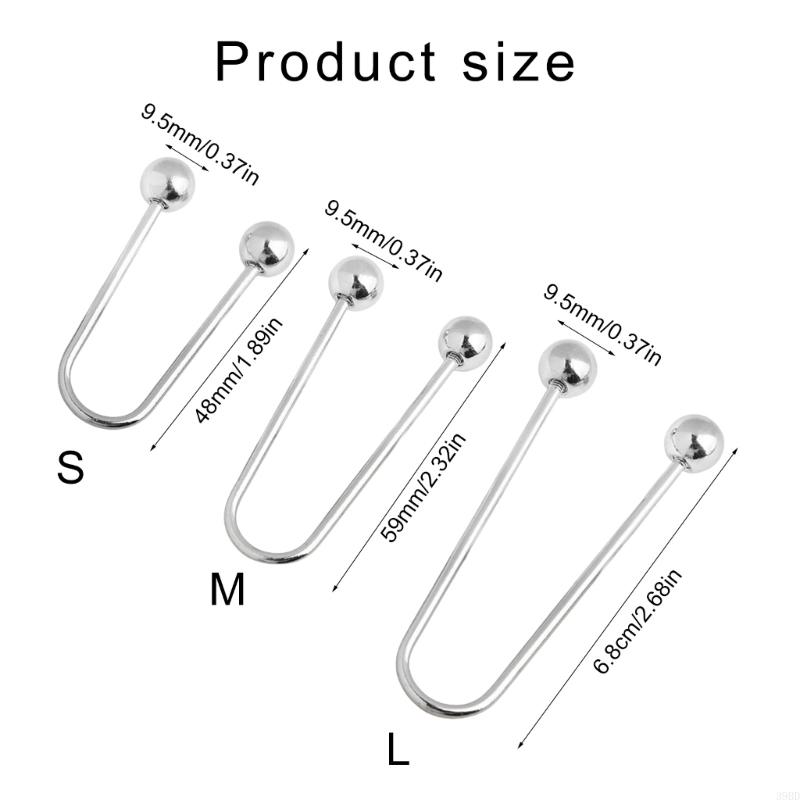 39BD 2PCS多目的メタルスパイラルバックルダブルヘッドブローチ衣服固定のためのブローチ