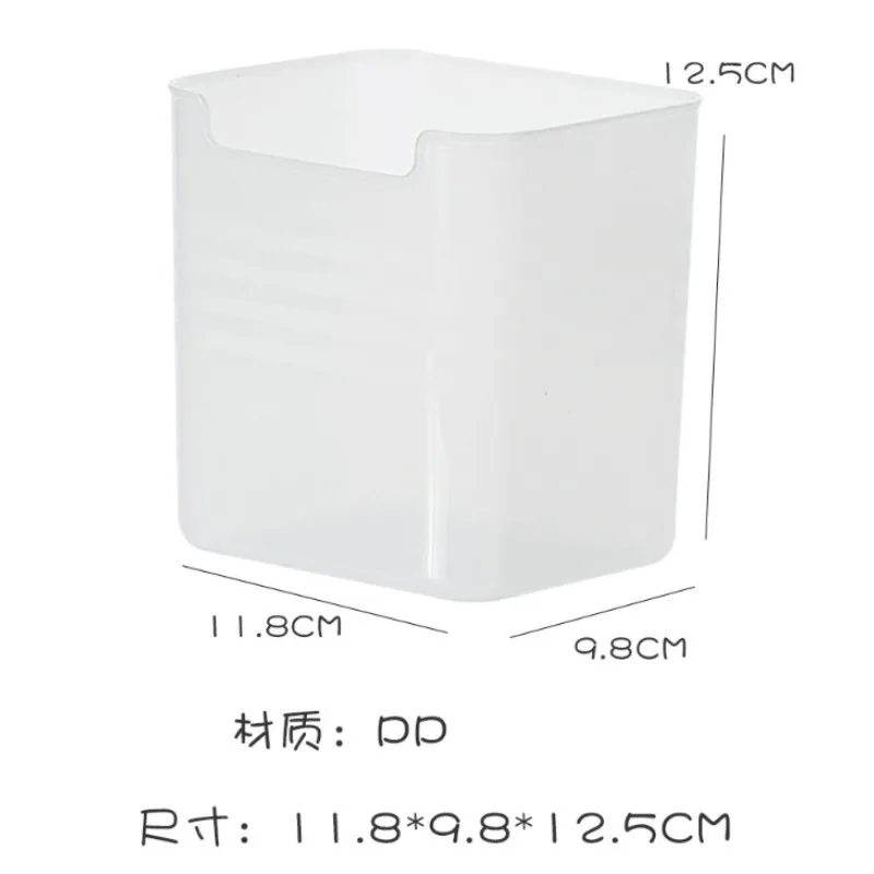 Portalápices de plástico de gran capacidad, almacenamiento de escritorio, organizador de escritorio, taza de exhibición de lápiz, caja de papelería Simple, accesorios de oficina