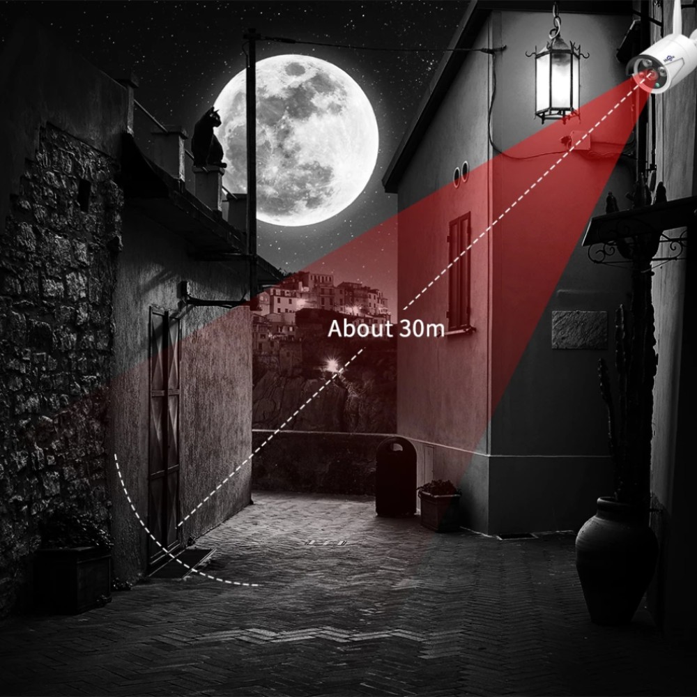 Hiseeu 16CH NVR 3/5MP WIFI IP Cameras Security Kit Human Detection Night Vision One-way Audio Wireless CCTV Surveillance System