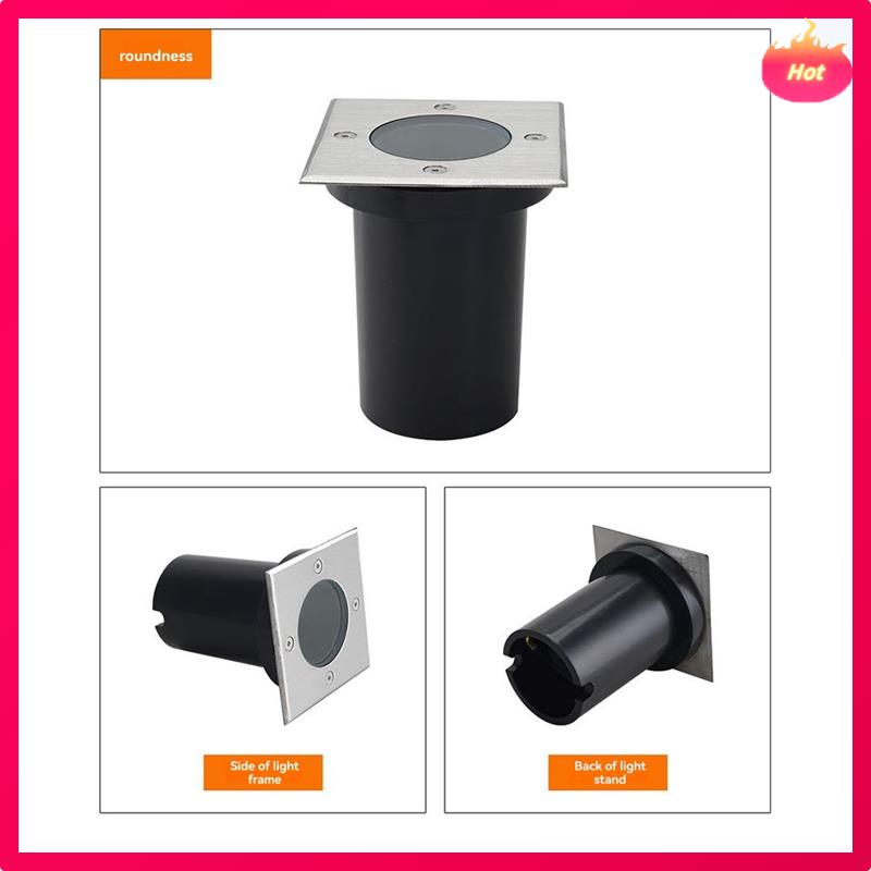 Lampa podłogowa GU10 do użytku zewnętrznego - Obudowa podziemna do żarówek GU10