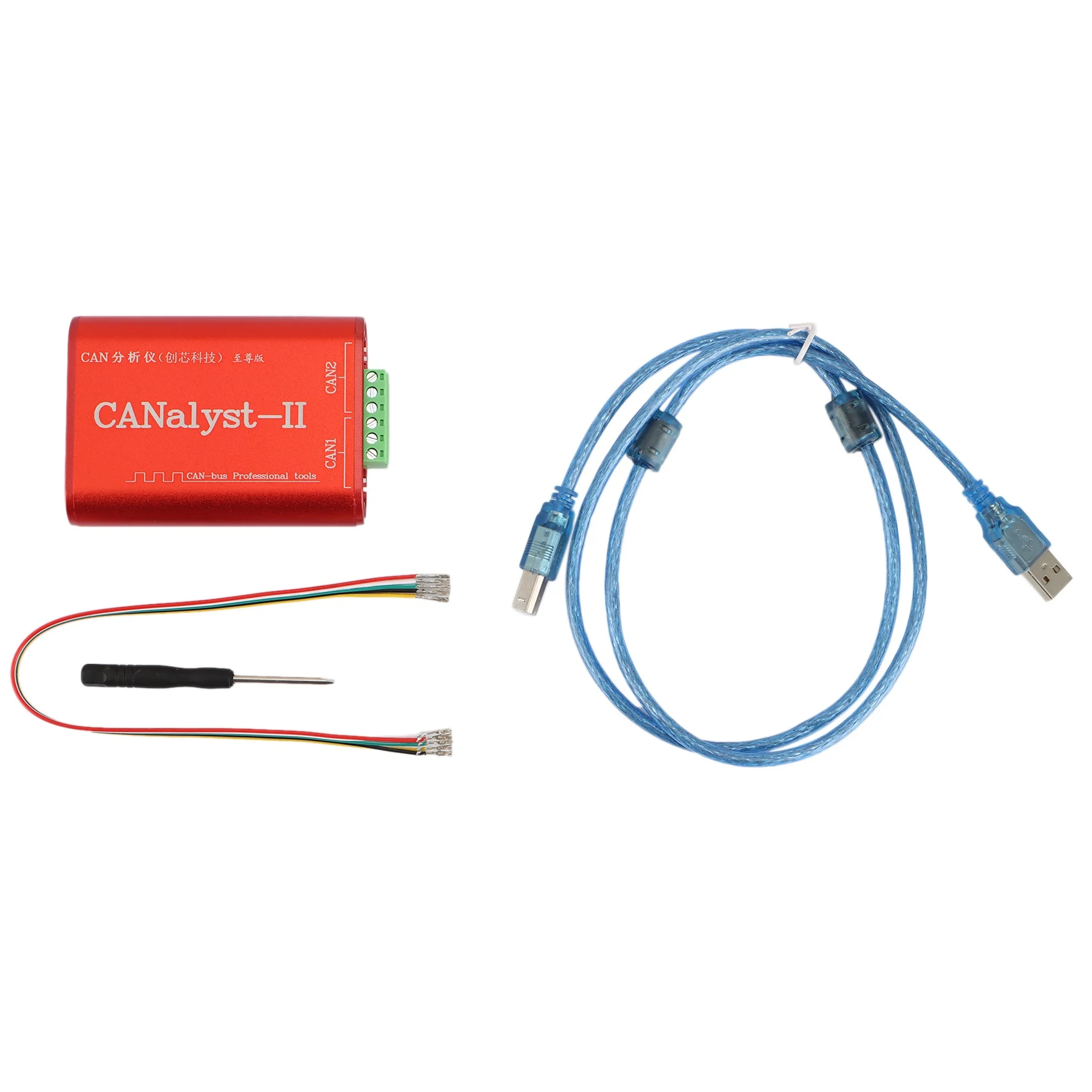 Анализатор CAN CANalyst-II Анализатор USB в CAN Адаптер преобразователя CAN-шины, совместимый с ZLG USB в CAN