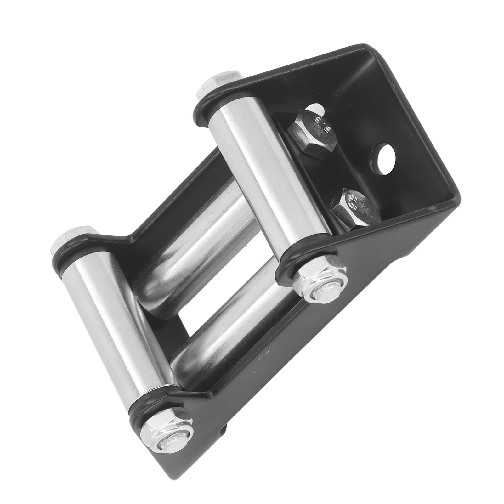 Alta Resistência Winch Roller, Aço Fairlead, Cable Guide, 4 Way, 4500LB